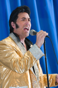 Photographers of Las Vegas - Portrait Photography - Elvis Tribute Artist singing