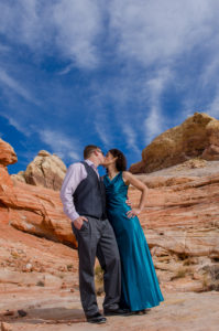 Photographers of Las Vegas - Wedding Photography - wedding couple at valley of fire