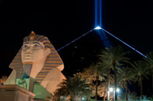 Photographers of Las Vegas - Architectural Photography - luxor sphinx and pyramid