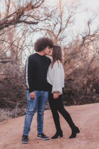 Photographers Of Las Vegas - Portrait Photography - Engagement photoshoot at wetlands park