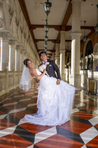 Photographers of Las Vegas - Wedding Photography - couple just married posed photos a Venetian