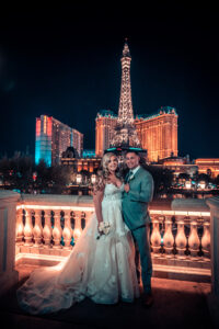 Photographers of Las Vegas - elopement Photography - couple photo in front of bellagio 5