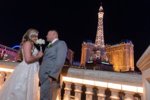 Photographers of Las Vegas - elopement Photography - couple photo in front of bellagio 4