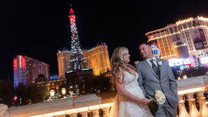Photographers of Las Vegas - Wedding Photography - Couples portrait on strip