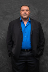 Photographers of Las Vegas – Studio Photography – Headshot Portrait Grey Backdrop