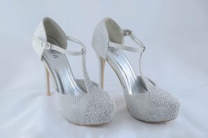 Photographers of Las Vegas – Product Studio Photography – High Heels Shoes Bling White Backdrop