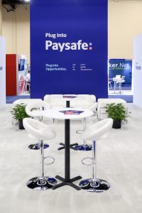 Photographers Of Las Vegas - Event Photography - Convention professional blue white station plug into opportunities paysafe service