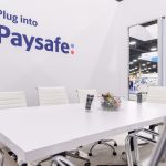 Photographers Of Las Vegas - Event Photography - Convention professional meeting conference room blue white room plug into paysafe