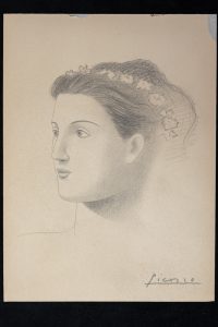 Photographers Of Las Vegas - Commercial Photography - Pablo Picasso sketch drawing woman portrait