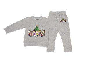 Photographers Of Las Vegas - Commercial Photography - Snoopy product sweater sweat pants expanded Christmas collection Peanuts grey white background