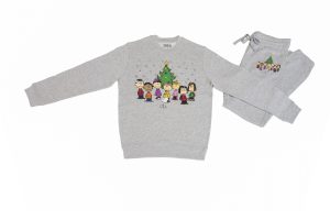 Photographers Of Las Vegas - Commercial Photography - Snoopy product sweater sweat pants Christmas collection grey white background