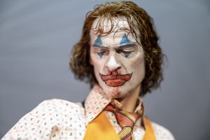 Photographers Of Las Vegas - Commercial Photography - Joker clown sculpture figure realistic face close up bloody nose