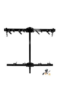 Photographers Of Las Vegas - Commercial Photography - Electric bike rack black metal bolt hooks key lock white background
