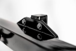 Photographers Of Las Vegas - Commercial Photography - Electric bike rack black metal bolt white background
