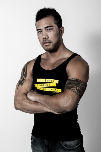 Photographers of Las Vegas - Product Photography - tank top studio with model