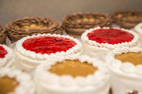 Photographers of Las Vegas - Product Photography - assortment of mini cakes in rows