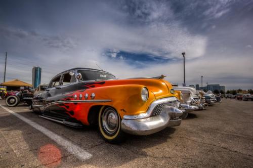 Photographers of Las Vegas - Car Photography - old car flames
