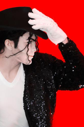 Photographers of Las Vegas - Portrait Photography - Michael Jackson impersonator red background