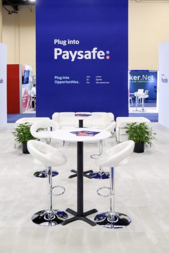 Photographers Of Las Vegas - Event Photography - Convention professional blue white station plug into opportunities paysafe service