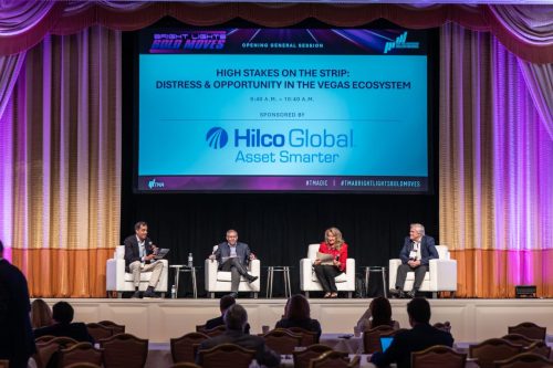Photographers of Las Vegas - Event Photography - Conference stage 4 person panel talk